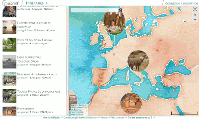 Capture d'écran interface l'Éxpédition